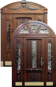 Арочные стальные двери - Изображение